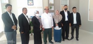 Bakal Calon Rektor IAIN Parepare, DR Hannani seusai konferensi pers di Gedung Rektorat IAIN Parepare