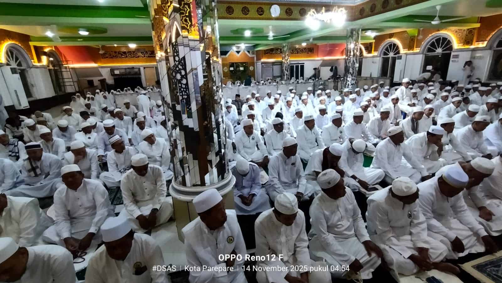 Ratusan Jamaah Safari Subuh Padati Masjid Ar Rafiq Sumpang Minamgae