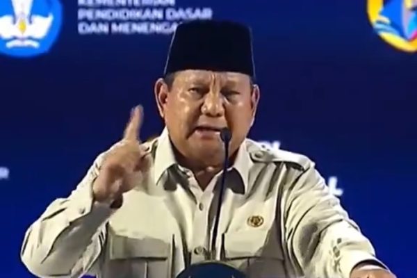 Pidato Presiden Prabowo Subianto Saat Menghadiri Puncak Peringatan Hari Guru Nasional