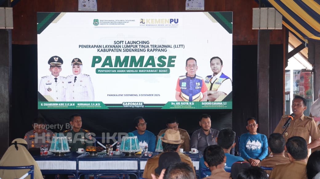 Bupati Syaharuddin Alrif soft launching Layanan Lumpur Tinja Terjadwal (LLTT) “Pammase”