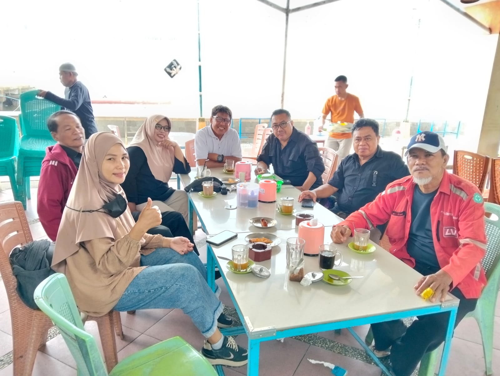 Pengurus SMSI Kota Parepare menggelar rapat persiapan musyawarah kota yang dipimpin ketua SMSI Parepare Abd Razak Arsyad