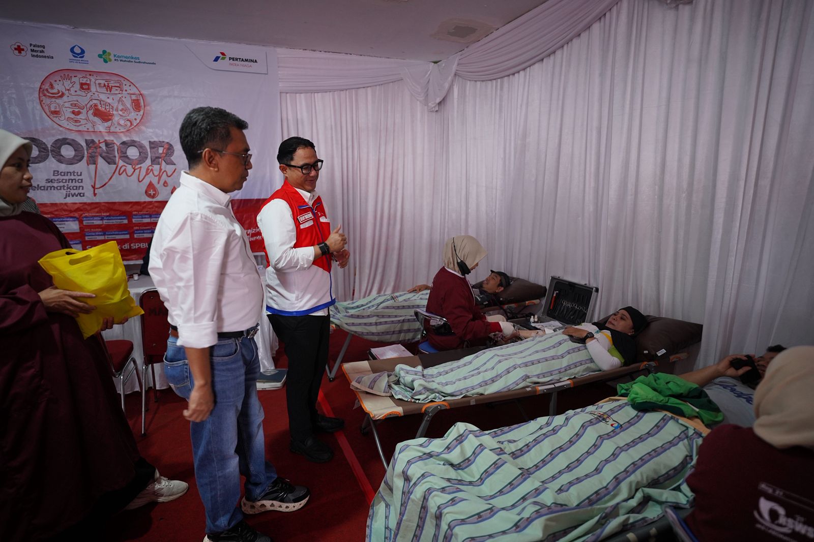 Donor Darah Pertamina Semarakkan HUT ke 68