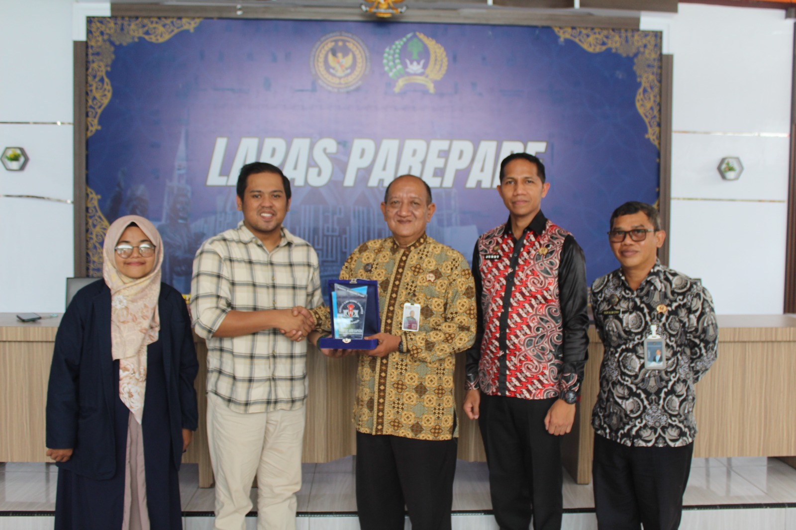 Civitas Akademika Institut Andi Sapada berkunjung ke Lapas Parepare
