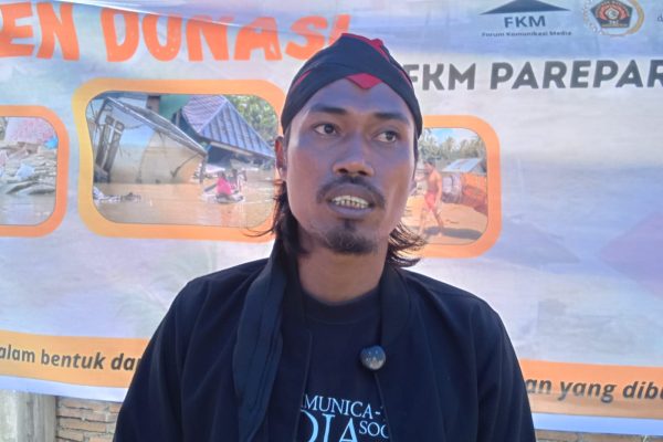 Koordinator Posko Donasi FKM Parepare, Erick Sudarmono