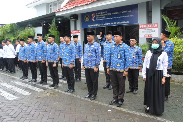 Upacara peringatan Hari Ibu di Lapas Parepare