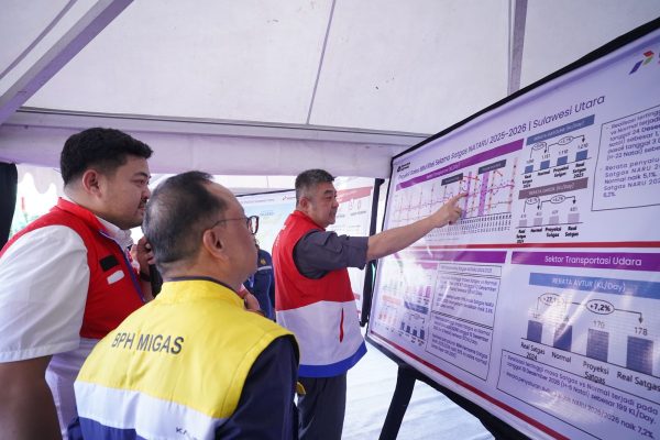 Wakil Direktur Pertamina Patra Niaga Sulawesi meninjau kesiapan energi jelang Nataru