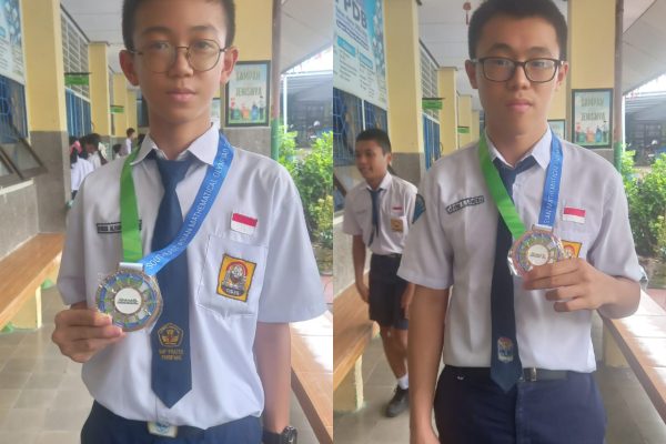 Dua peserta didik SMP frater berhasil meraih juara pada lomba olimpiade matematika internasional