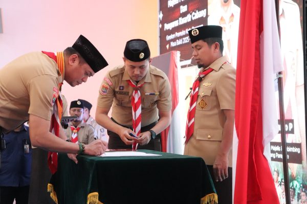 Pengukuhan dan Pelantikan Pengurus Majelis Pembimbing Cabang (Mabicab) Gerakan Pramuka Kota Parepare