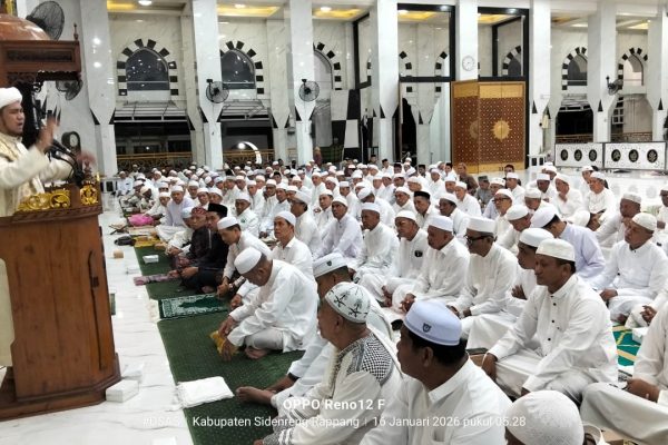 Majelis Syuhada Kota Parepare melakukan safari shalat subuh berjemaah di Sidrap