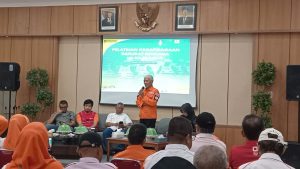 Pemateri dari Orari Lokal Parepare Hidayat menyampaikan materi terkait peran Core dari Orari 