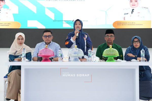 Wakil Bupati Sidrap Nurkanaah memimpin Rapat Koordinasi (Rakor) Tim Pencegahan dan Penurunan Stunting Kabupaten Sidrap Tahun 2026