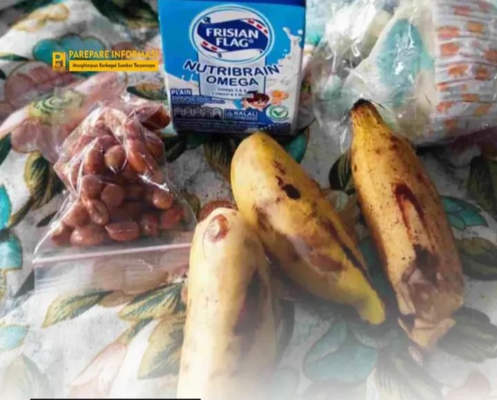 Salah satu contoh menu MBG yang sempat viral karena menyajikan buah pisang yang tidak segar