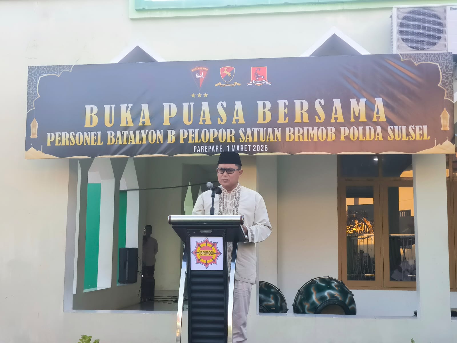 Dansat Brimob Polda Sulsel Muh. Ridwan