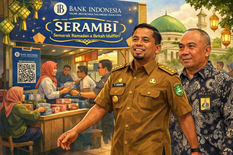 Wali Kota Parepare Tasming Hamid bersama Deputi Perwakilan BI Provinsi Sulsel Riki Satria (Foto :ilustrasi )