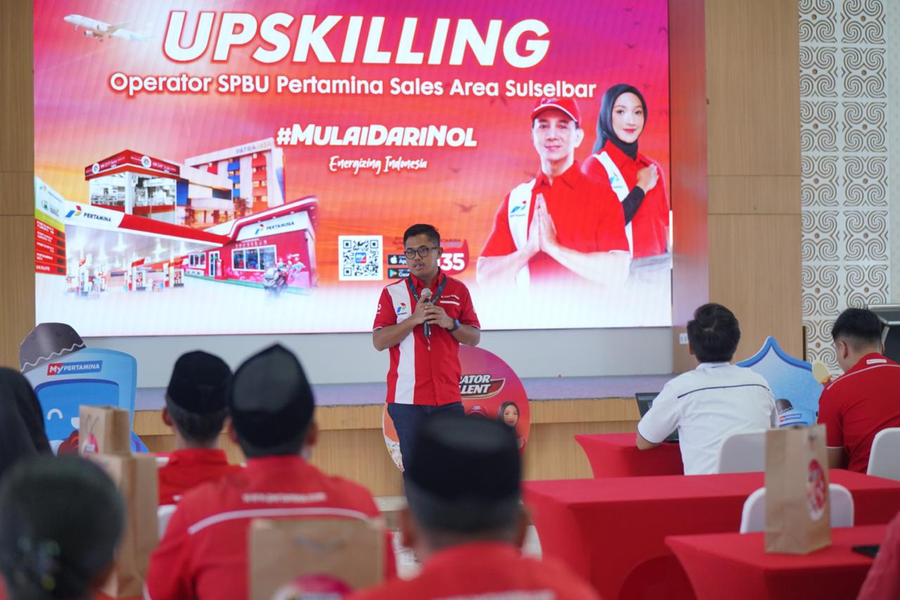 Pertamina Patra Niaga Regional Sulawesi menggelar kegiatan Upskilling Operator Wilayah Sales Area Sulselbar