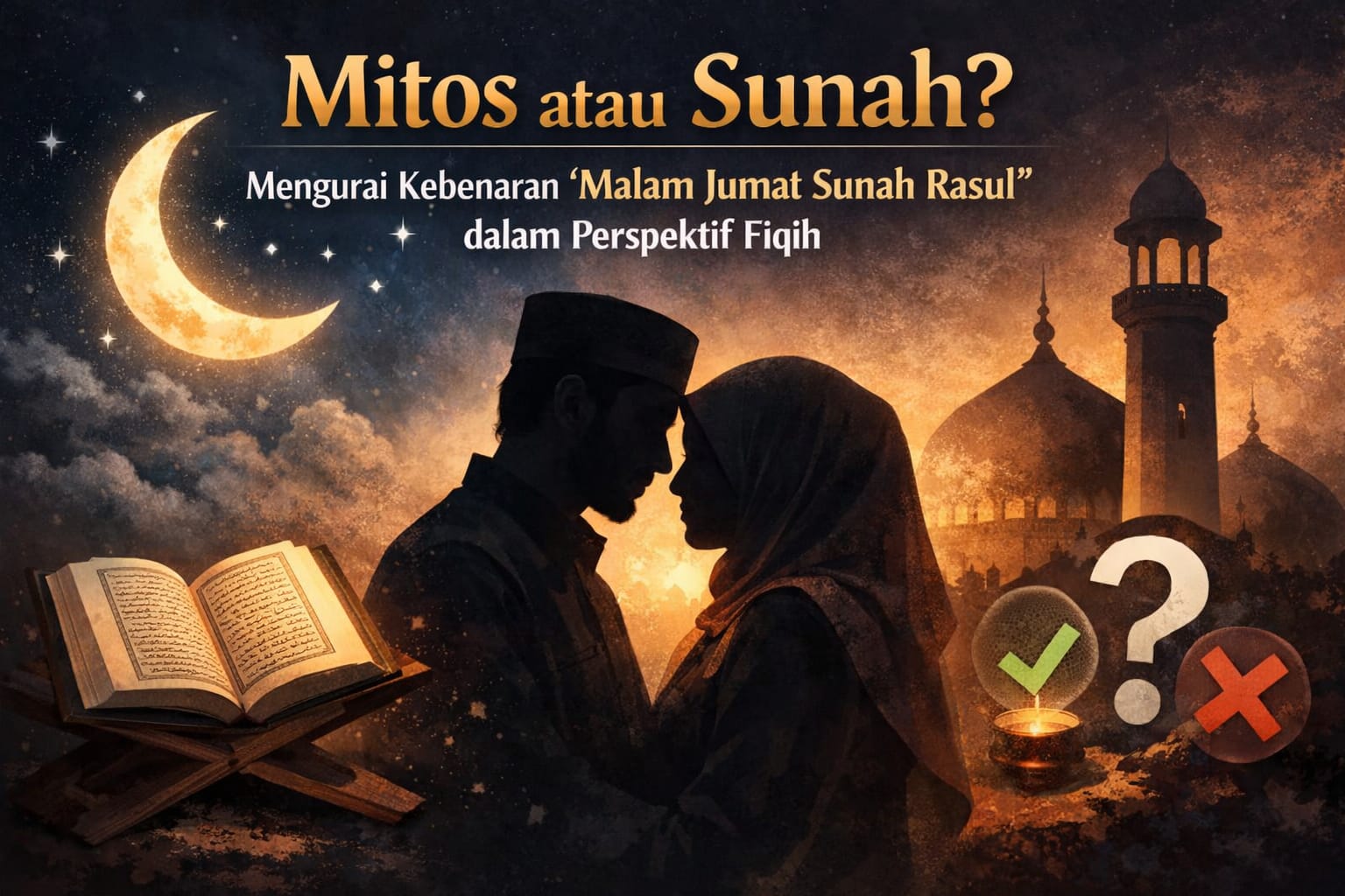 Malam Jumat malam yang telah dianggap sebagai malam sunah Rasul bagi sebagian masyarakat Indonesia