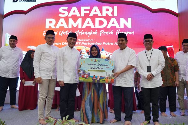Pertamina Patra Niaga Regional Sulawesi menggelar kegiatan Safari Ramadan bersama jajaran Direksi PT Pertamina Patra Niaga dengan mengusung tema “Energi Untuk Melangkah Penuh Harapan”