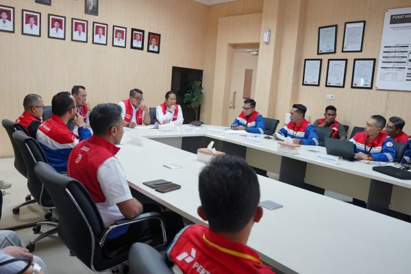 Pertamina Patra Niaga Regional Sulawesi menerima kunjungan jajaran Direksi dan Komisaris PT Pertamina Patra Niaga di Aviation Fuel Terminal (AFT) Hasanuddin, Makassar