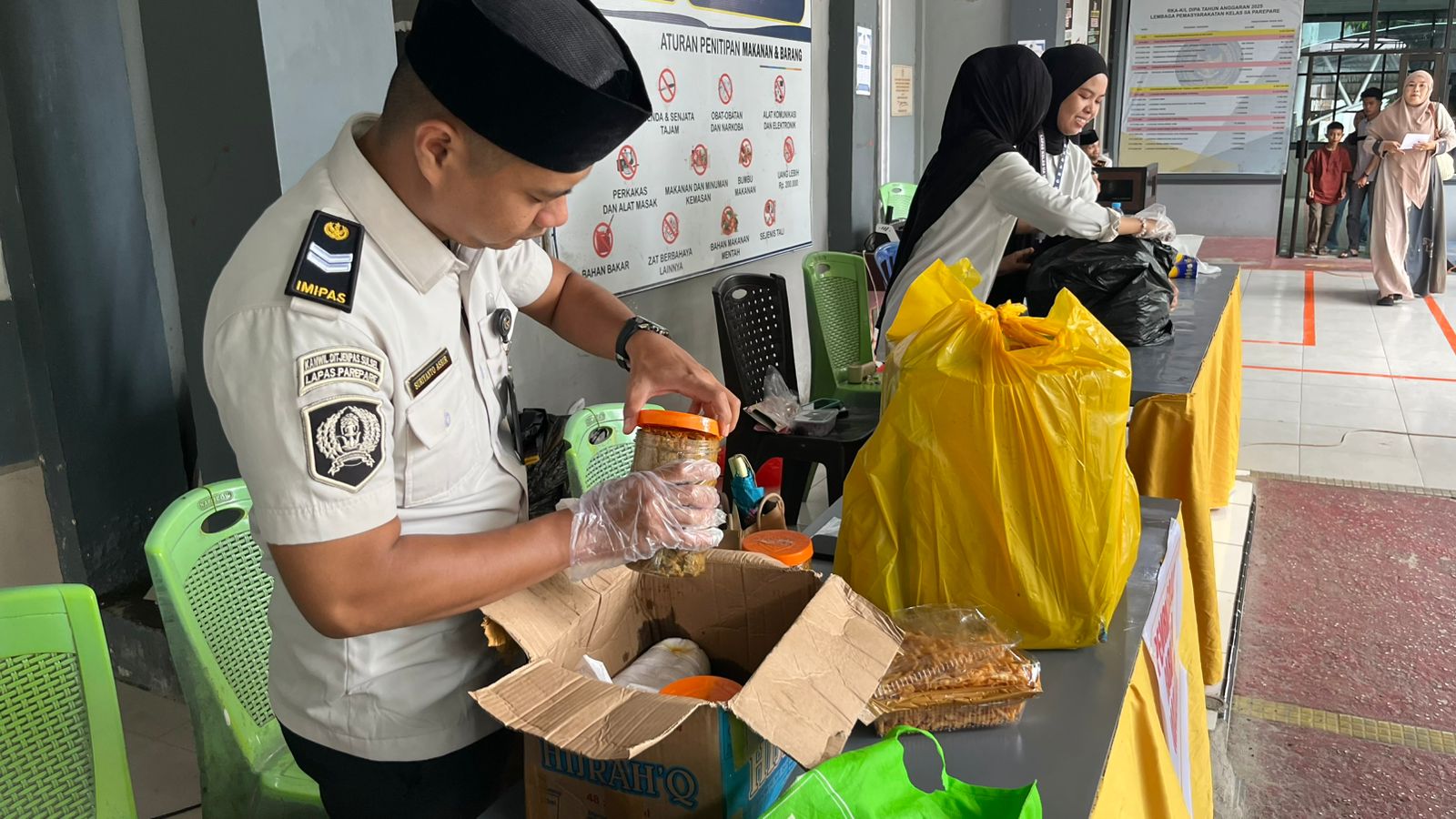 Hari Kedua Layanan Kunjungan Idul Fitri, Lapas Parepare Layani 510 Pengunjung