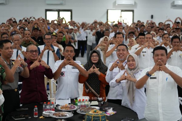 Bupati Sidrap Syaharuddin Alrif menekankan kewaspadaan akan datangnya El Nino Godzilla pada rakor pangan bersama jajarannya