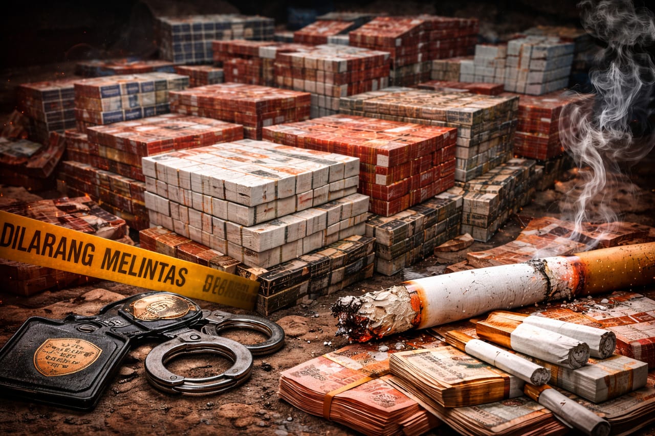 Bisnis gelap rokok ilegal rugikan negara hingga puluhan miliar