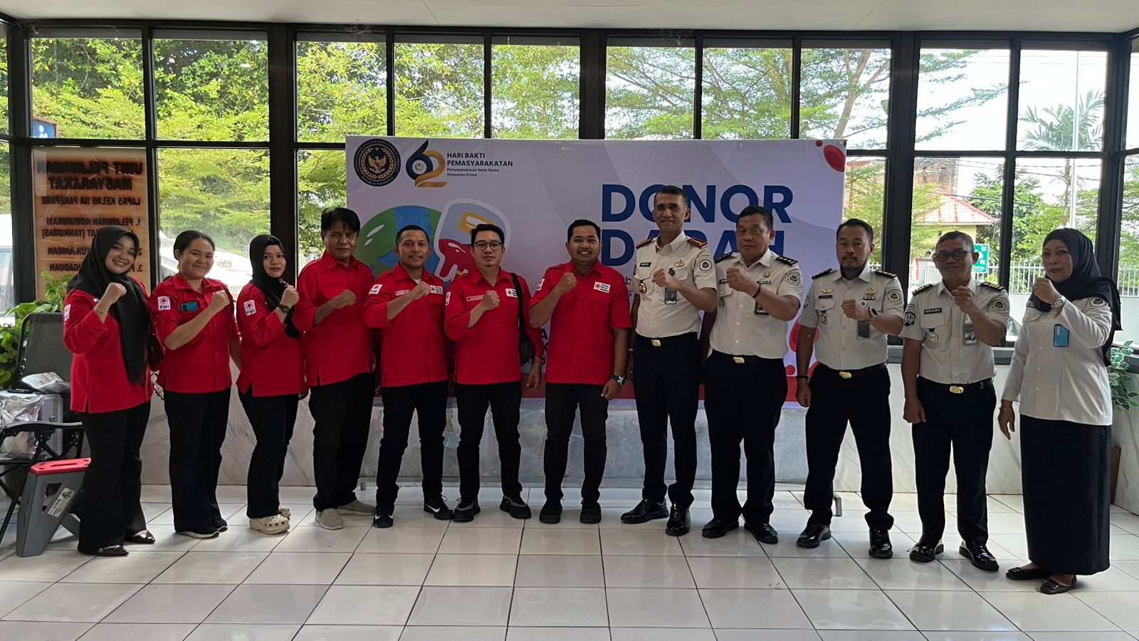 Sambut Hari Bhakti Pemasyarakatan, pegawai Lapas menggelar aksi donor darah