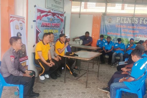 Polsek KPN Serap Aspirasi TKBM Pelabuhan Nusantara Parepare Lewat Jumat Curhat
