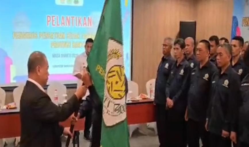 Ketua Umum PB PSTI, H. Surianto, secara resmi melantik dan mengukuhkan Pengurus Provinsi PSTI Banten masa bakti 2026–2030