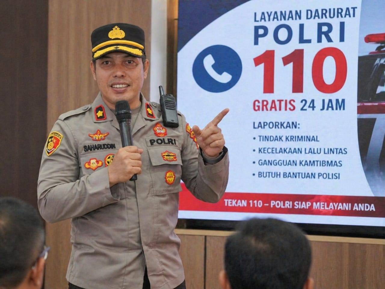 Wakapolres Parepare Kompol Saharuddin SH MH